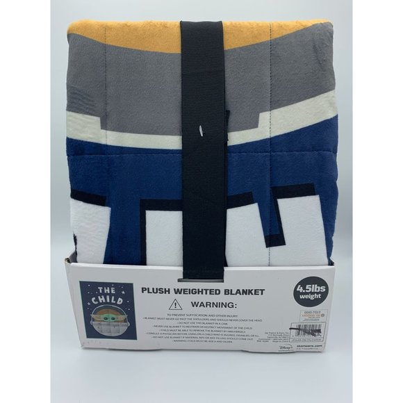 Star Wars Mandalorian "The Child" NEW Weighted Blanket 4.5lbs, NIB - Picture 3 of 9